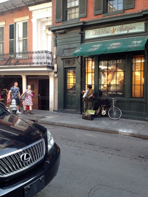 There's music on just about every block of the Vieux Carre.